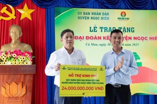 PVCFC chung tay cùng Cà Mau xóa nhà tạm, thắp sáng làng quê, xây dựng nông thôn mới