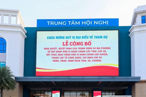 Lễ công bố sáp nhập tỉnh Đồng Nai và Bình Phước tổ chức tại đô thị Aqua City