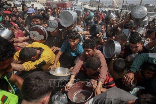 Israel thừa nhận dân thường Palestine bị thương tại điểm cứu trợ