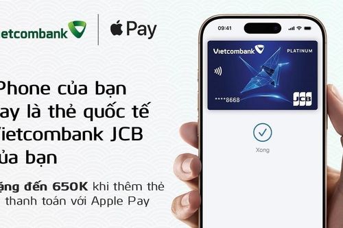 Vietcombank giới thiệu Apple Pay đến chủ thẻ quốc tế Vietcombank JCB