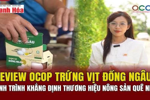 Trứng vịt Đồng Ngâu: Hành trình khẳng định thương hiệu nông sản quê nhà