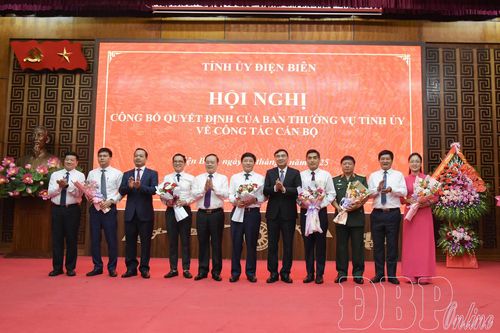 Tỉnh ủy công bố các quyết định về công tác cán bộ