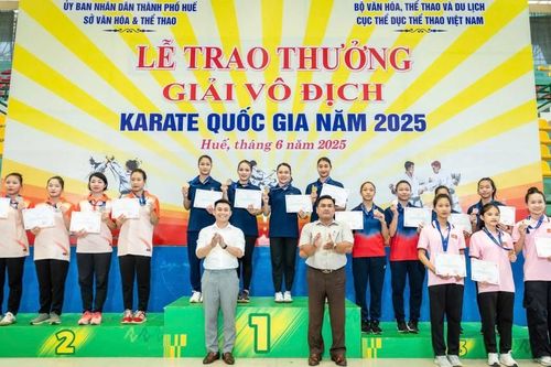 Vận động viên Lạng Sơn đoạt huy chương tại Giải vô địch Karate quốc gia năm 2025
