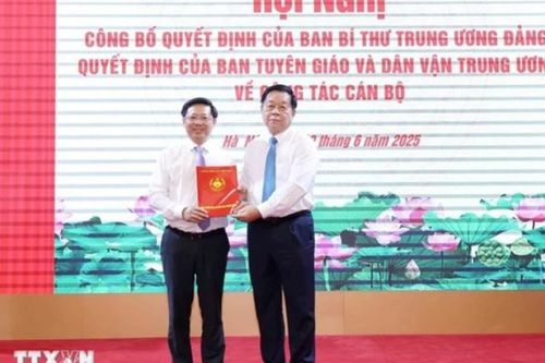 Điều động, bổ nhiệm ông Trần Thanh Lâm giữ chức Phó Trưởng Ban Tuyên giáo và Dân vận Trung ương