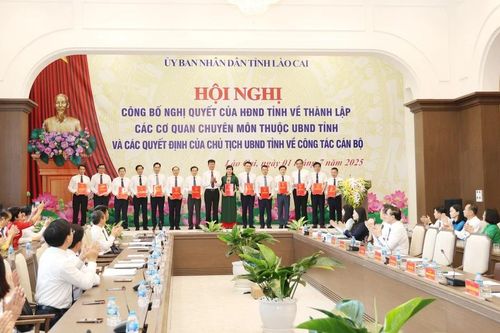 Thành lập 14 cơ quan chuyên môn trực thuộc UBND tỉnh Lào Cai