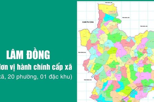 Bản đồ tỉnh Lâm Đồng