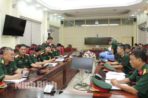 Kiểm tra kết quả xây dựng, điều chỉnh Quyết tâm A, Kế hoạch tác chiến và triển khai tổ chức quân sự địa phương