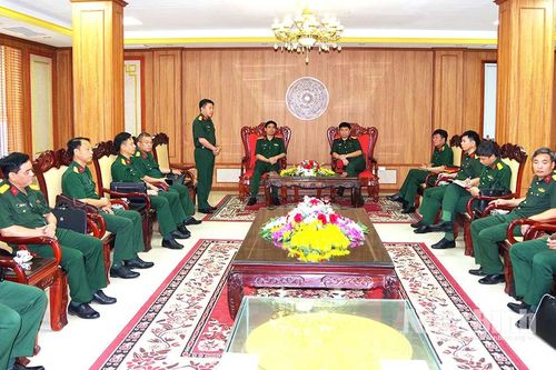 Quân khu 3 kiểm tra kết quả thực hiện nhiệm vụ tại Ban Chỉ huy phòng thủ khu vực 1 - Phù Vân