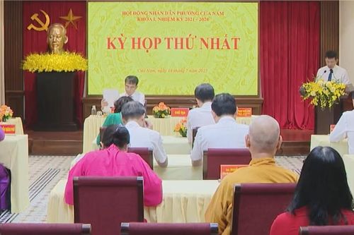 Kỳ họp thứ nhất HĐND phường Cửa Nam