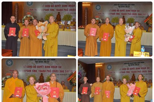 GHPGVN: Danh sách Nhân sự Lãnh đạo BTS các tỉnh, thành sau sáp nhập