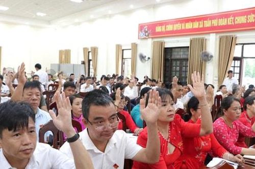 Xã Trần Phú vận hành bộ máy mới