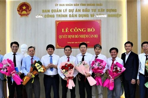 Quảng Ngãi: Hoàn thành tiếp nhận các Ban Quản lý dự án xây dựng cấp huyện