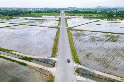 Hình hài tuyến đường hơn 1.000 tỷ đồng, đang vướng 0,75km mặt bằng