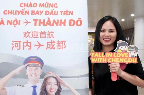 Vietjet khai trương đường bay thẳng tới Thành Đô (Trung Quốc)