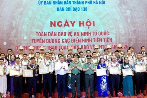 Thủ đô Hà Nội có 90 điển hình trong phong trào toàn dân bảo vệ an ninh Tổ quốc
