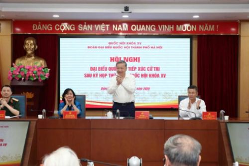 Tổng Bí thư Tô Lâm tiếp xúc cử tri Thành phố Hà Nội sau Kỳ họp thứ 9, Quốc hội khóa XV