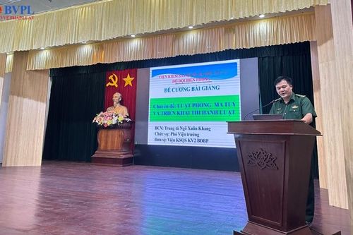 Viện kiểm sát Quân sự khu vực 2 Bộ đội Biên phòng tổ chức tuyên truyền, phổ biến pháp luật