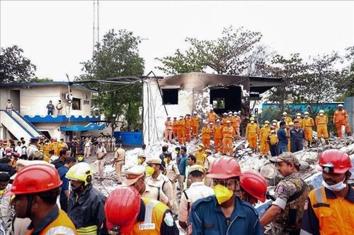 Vụ nổ nhà máy hóa chất ở Ấn Độ: Số người thiệt mạng tăng hơn 3 lần