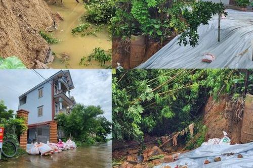 Bắc Ninh: Nhiều nhà có nguy cơ sạt lở, chính quyền khẩn cấp sơ tán người dân