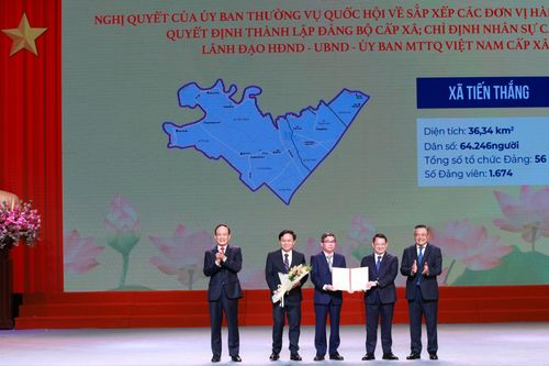 Xã Tiến Thắng: Những thông tin chi tiết sau sắp xếp