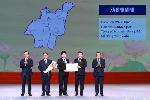 Xã Bình Minh: Những thông tin chi tiết sau sắp xếp