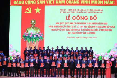 Danh sách Bí thư, Chủ tịch 135 xã, phường của tỉnh Gia Lai mới
