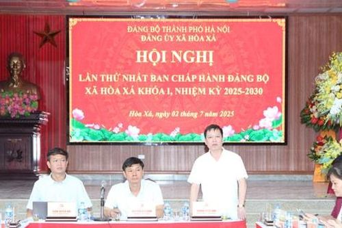 Hội nghị lần thứ nhất Ban Chấp hành Đảng bộ xã Hòa Xá