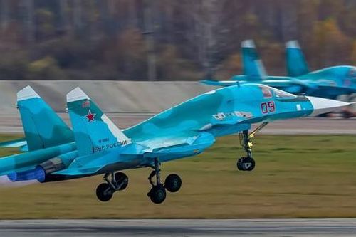 'Thú mỏ vịt' Su-34 Nga rơi khi huấn luyện