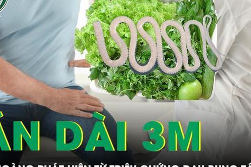 Bàng hoàng phát hiện sán dài 3 mét trong cơ thể người đàn ông vì thói quen ăn rau sống