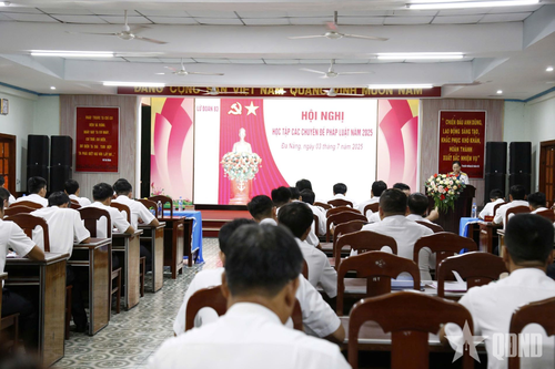 Lữ đoàn 83 phối hợp phổ biến, giáo dục các chuyên đề pháp luật năm 2025