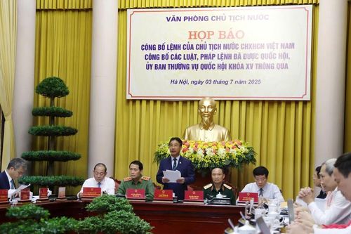 Công bố Lệnh của Chủ tịch nước về 16 luật, pháp lệnh vừa được Quốc hội thông qua