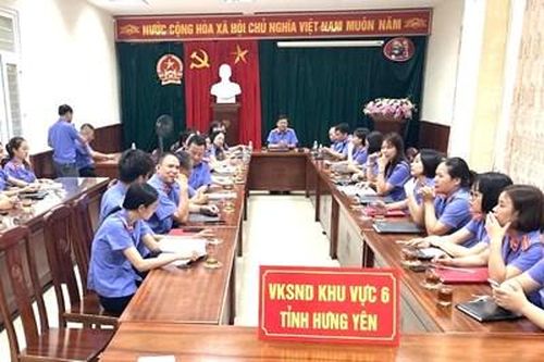 VKSND khu vực 6 (Hưng Yên): Chủ động triển khai thực hiện các nhiệm vụ trọng tâm, cấp bách