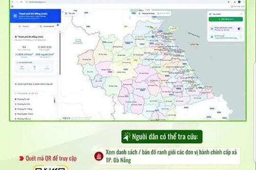Đà Nẵng lập bản đồ số phường, xã, đặc khu phục vụ tra cứu của người dân