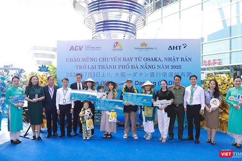 Đà Nẵng đón trở lại chuyến bay từ Osaka, Nhật Bản