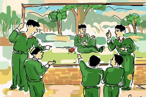 'Gói xôi gấc' của họa sĩ Thắng