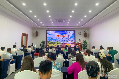 Gần 50 học viên tập huấn kỹ năng xây dựng, sáng tạo nội dung, quảng bá trực tuyến về du lịch