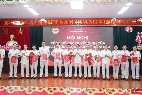 Công bố các quyết định của Cục trưởng Cục Thuế về bổ nhiệm công chức lãnh đạo tại Thuế tỉnh Sơn La