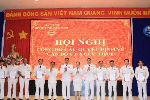 Thuế tỉnh Tây Ninh có 10 thuế cơ sở