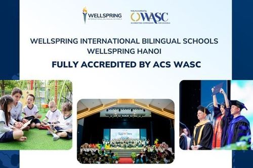 Trường học Song ngữ tại Hà Nội được công nhận kiểm định Quốc tế toàn diện WASC