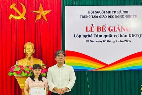 Đào tạo nghề cho học viên khiếm thị