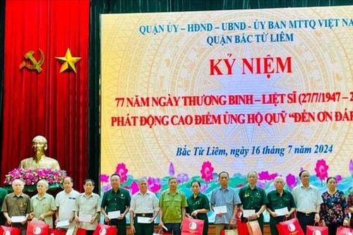 Vận động ủng hộ Quỹ Đền ơn đáp nghĩa Trung ương năm 2025