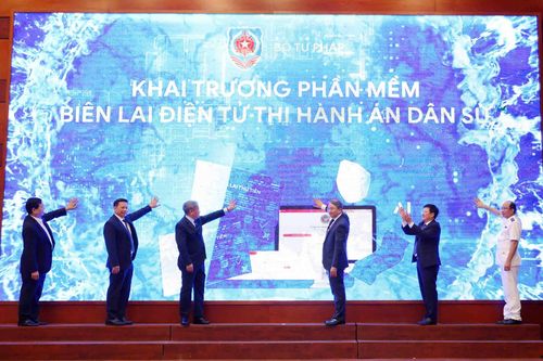 Mới nhất: Bộ Tư pháp chính thức áp dụng biên lai điện tử trong thi hành án dân sự