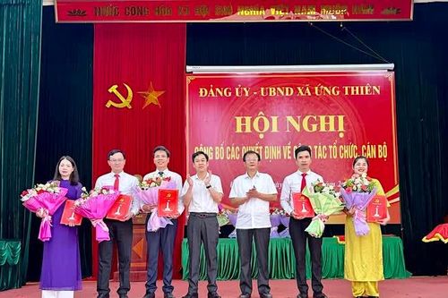 Xã Ứng Thiên: đoàn kết, đổi mới, sáng tạo trong giai đoạn mới