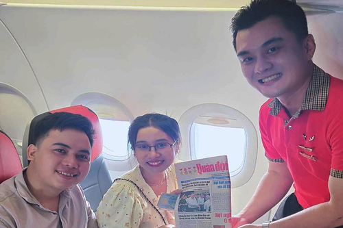 Báo Quân đội nhân dân đồng hành trên các chuyến bay của Vietjet