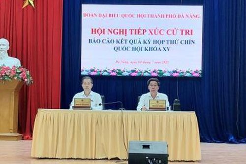 Đoàn Đại biểu Quốc hội thành phố Đà Nẵng tiếp xúc cử tri các xã Hòa Vang, Hòa Tiến và Bà Nà