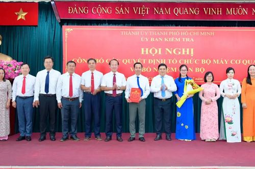 Kiện toàn Cơ quan Ủy ban Kiểm tra Thành ủy TPHCM