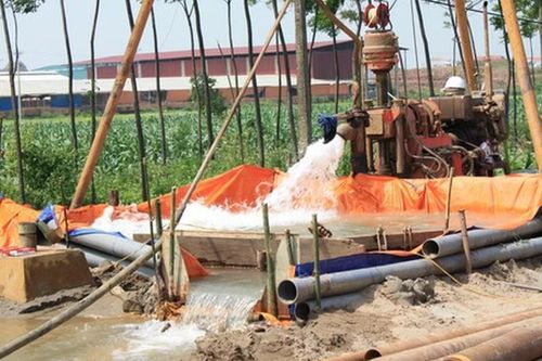 Xử phạt nhiều doanh nghiệp hút nước ngầm trái phép ở Nghệ An