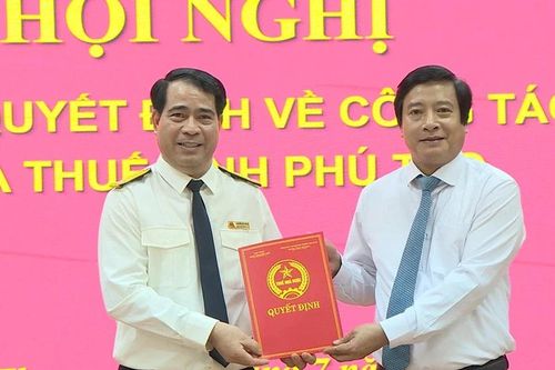 Ông Nguyễn Huy Hồng giữ chức Trưởng cơ quan Thuế tỉnh Phú Thọ