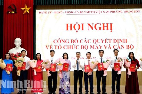 Danh sách Bí thư, Chủ tịch của 129 xã, phường mới thành lập tại tỉnh Ninh Bình