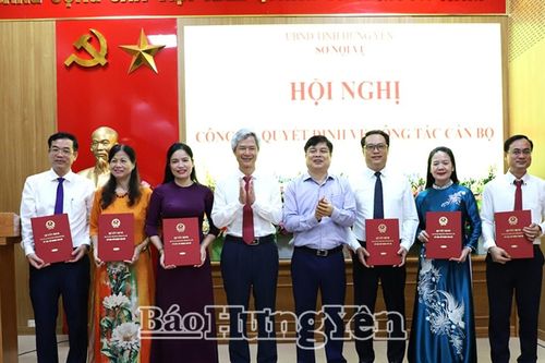 Bổ nhiệm các Phó Giám đốc Sở Nội vụ Hưng Yên
